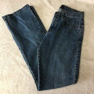 Ikeda 700 Series Denim High Rise Straight Leg Medium Wash Jeans Size 28